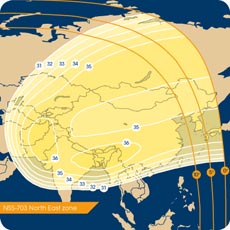 NSS-703 C-band Northeast beam